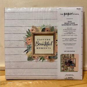 The Paper Studio 12x12 Scrapbook Album NWT – Modern Farmhouse Floral